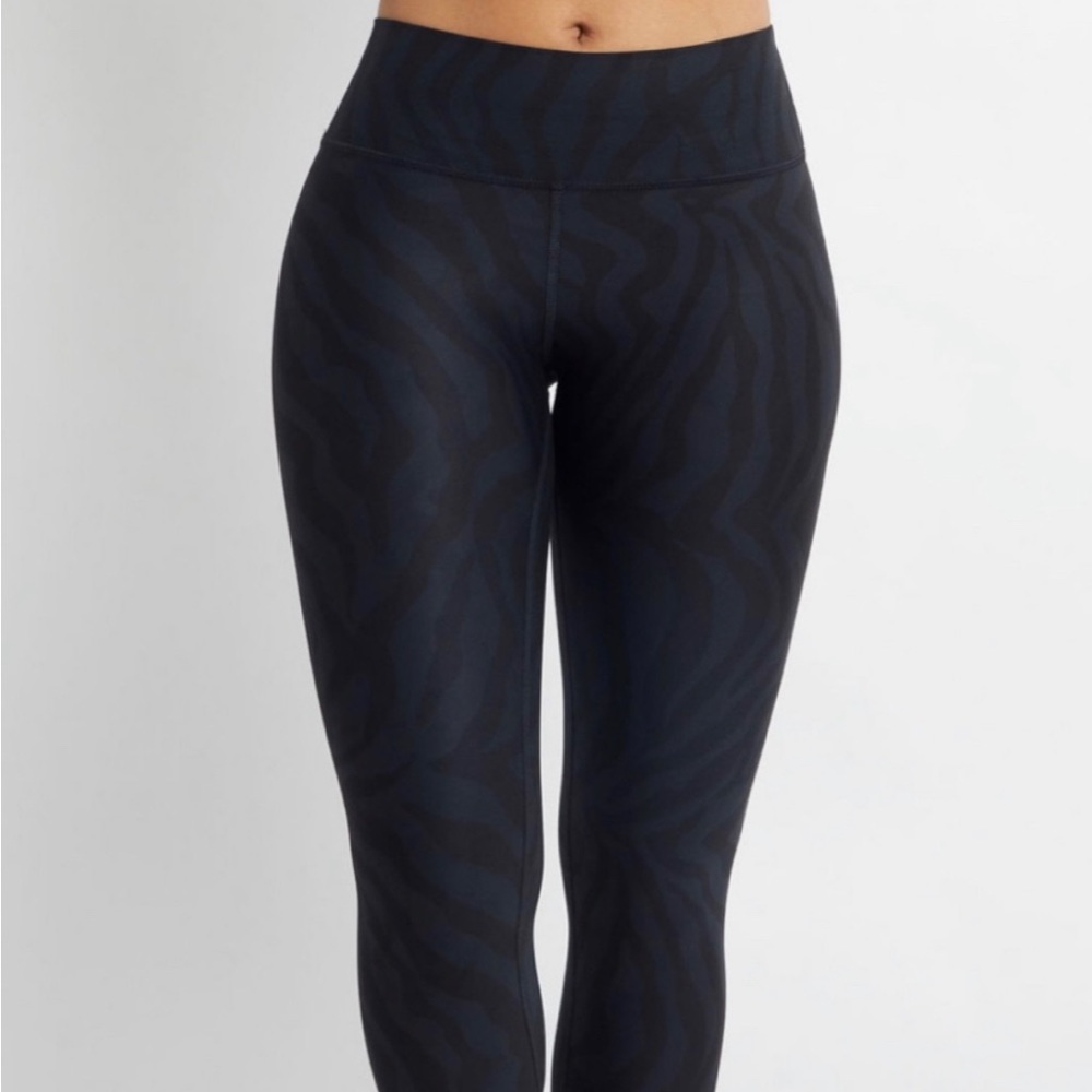 Savvi Abstract Zebra Print High Waisted Leggings - image 1